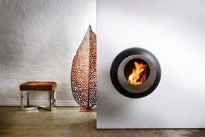 Cocoon Fires Vellum Wall-Mounted BLACK - Ethanol Fireplace