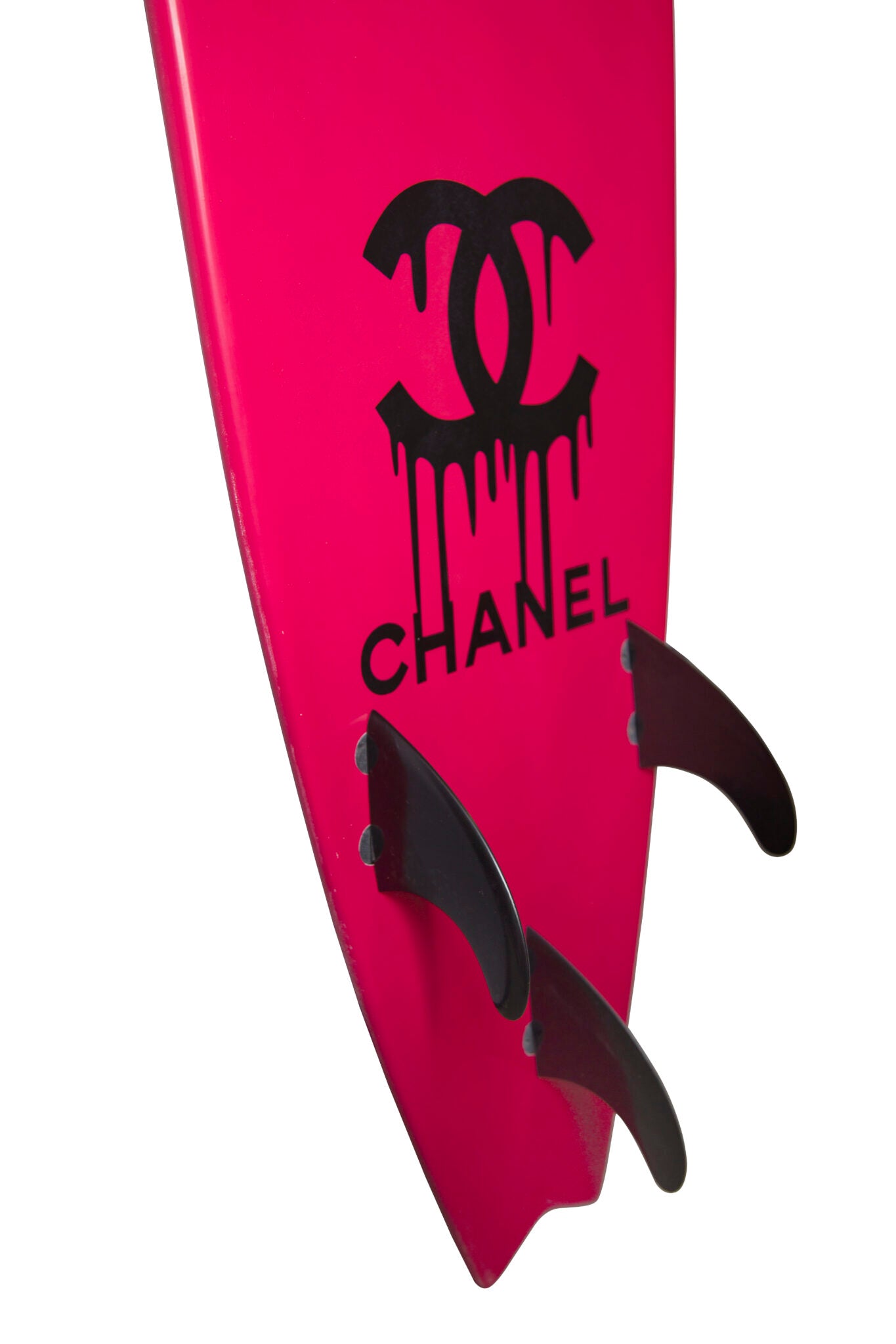 Chanel Logo Surfboard - Lifesize