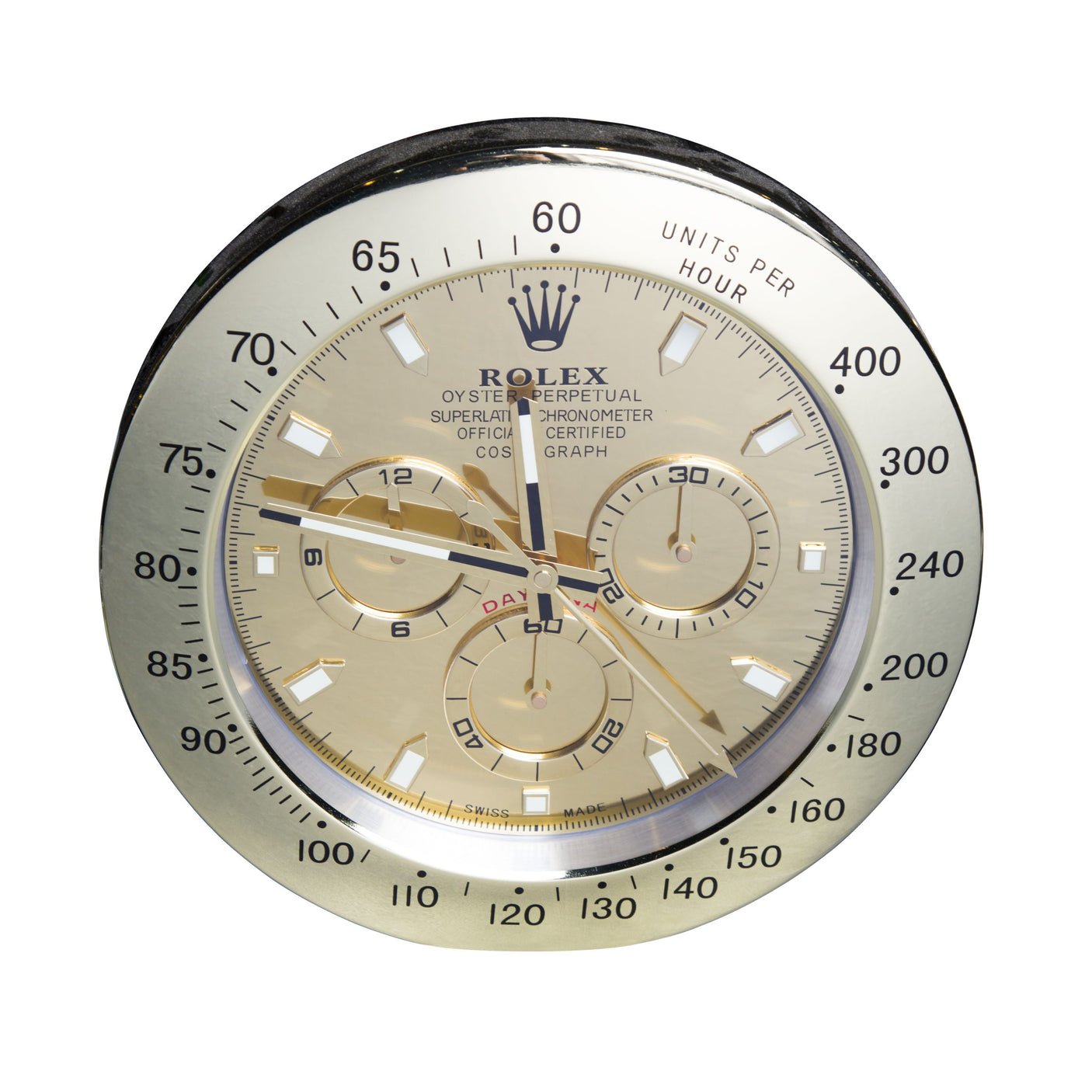 Rolex Oyster Chrono Gold Wall Clock