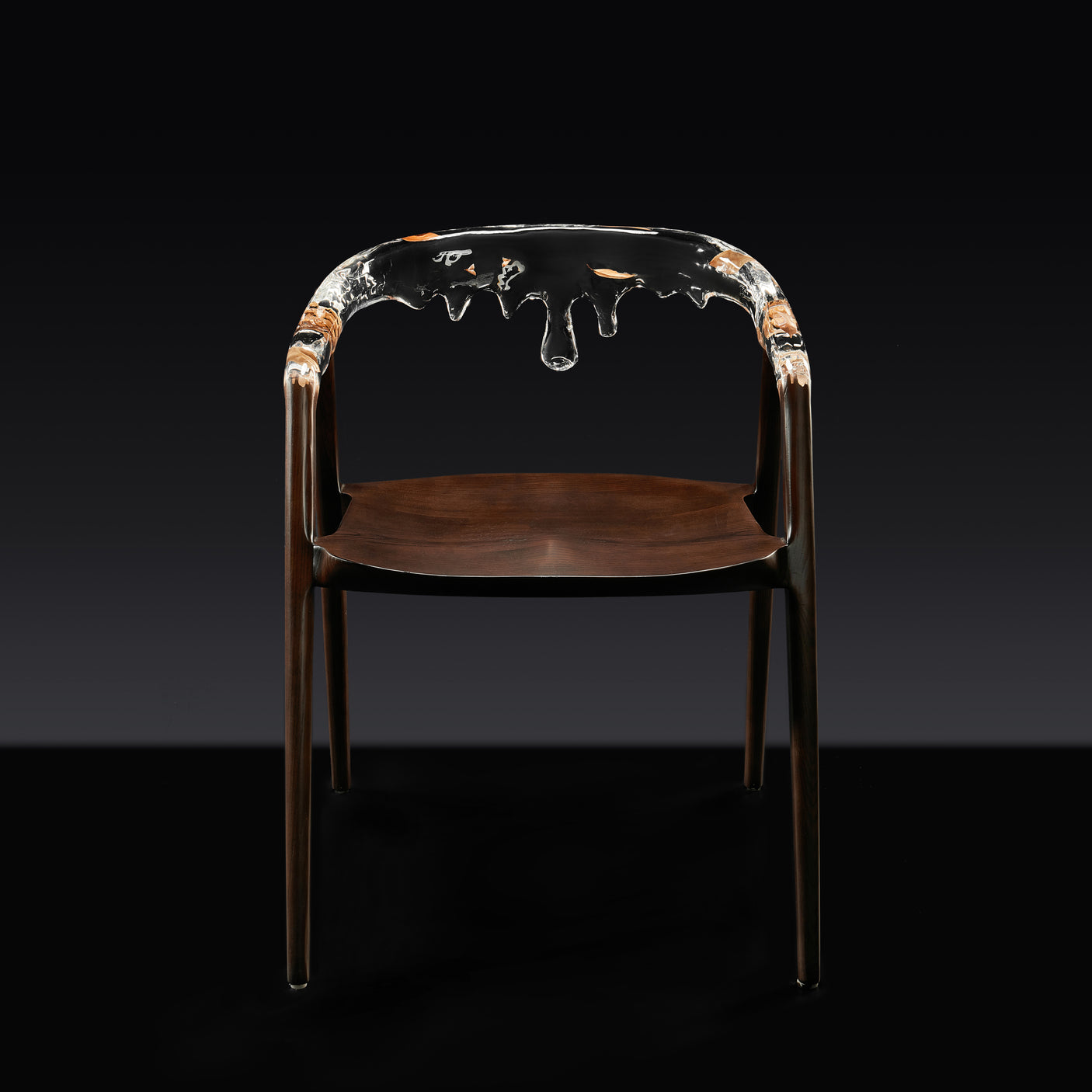 Dripping Chair (With Solid Wood)