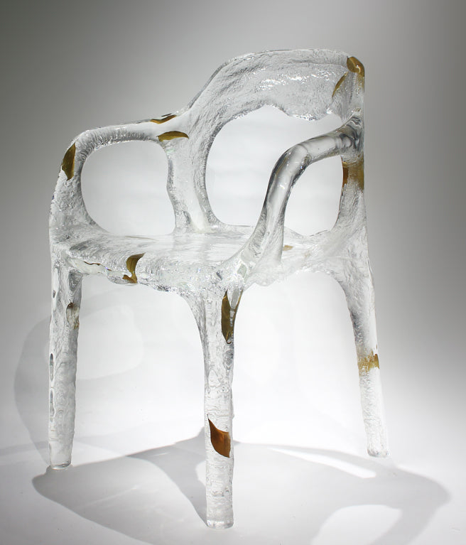 Stone Texture Chair(Transparent)