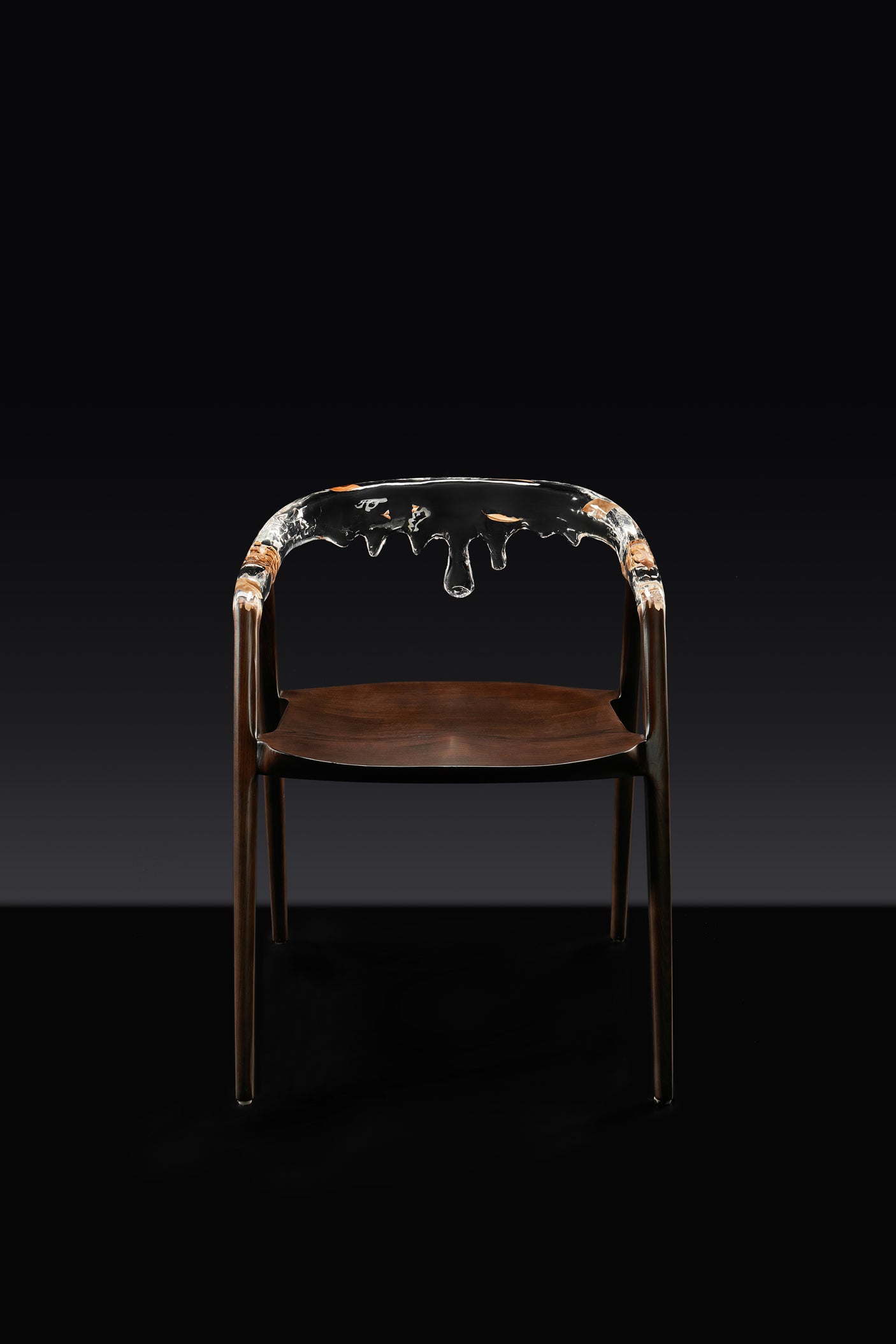 Dripping Chair (With Solid Wood)