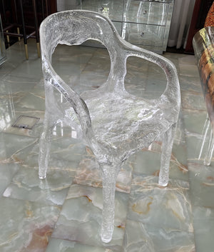 Stone Texture Chair(Transparent)