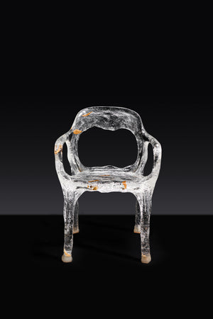 Stone Texture Chair(Transparent)