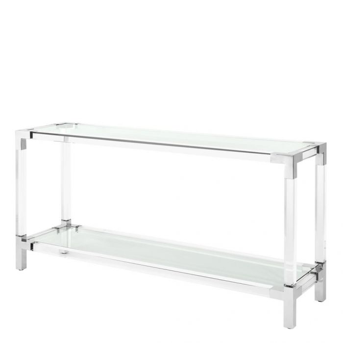 Harlow Lucite Acrylic Console Side Board Table - CUSTOMISE