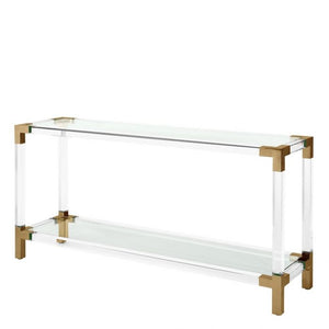 Harlow Lucite Acrylic Console Side Board Table - CUSTOMISE