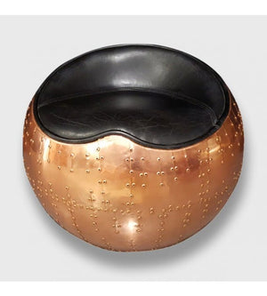 Belle X-1 Copper Aviator Cocoon Stool