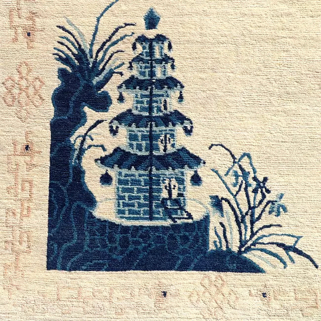 RUG PAGODA ANTIQUE SAND