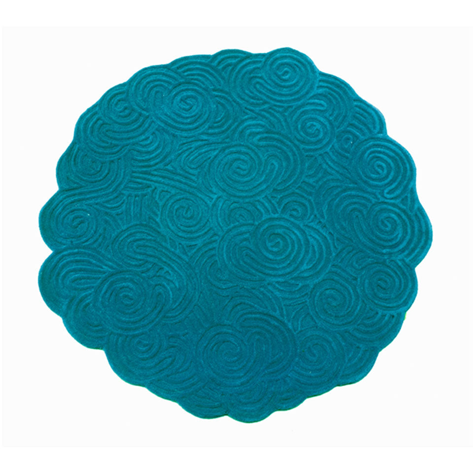 Ocean Round Rug