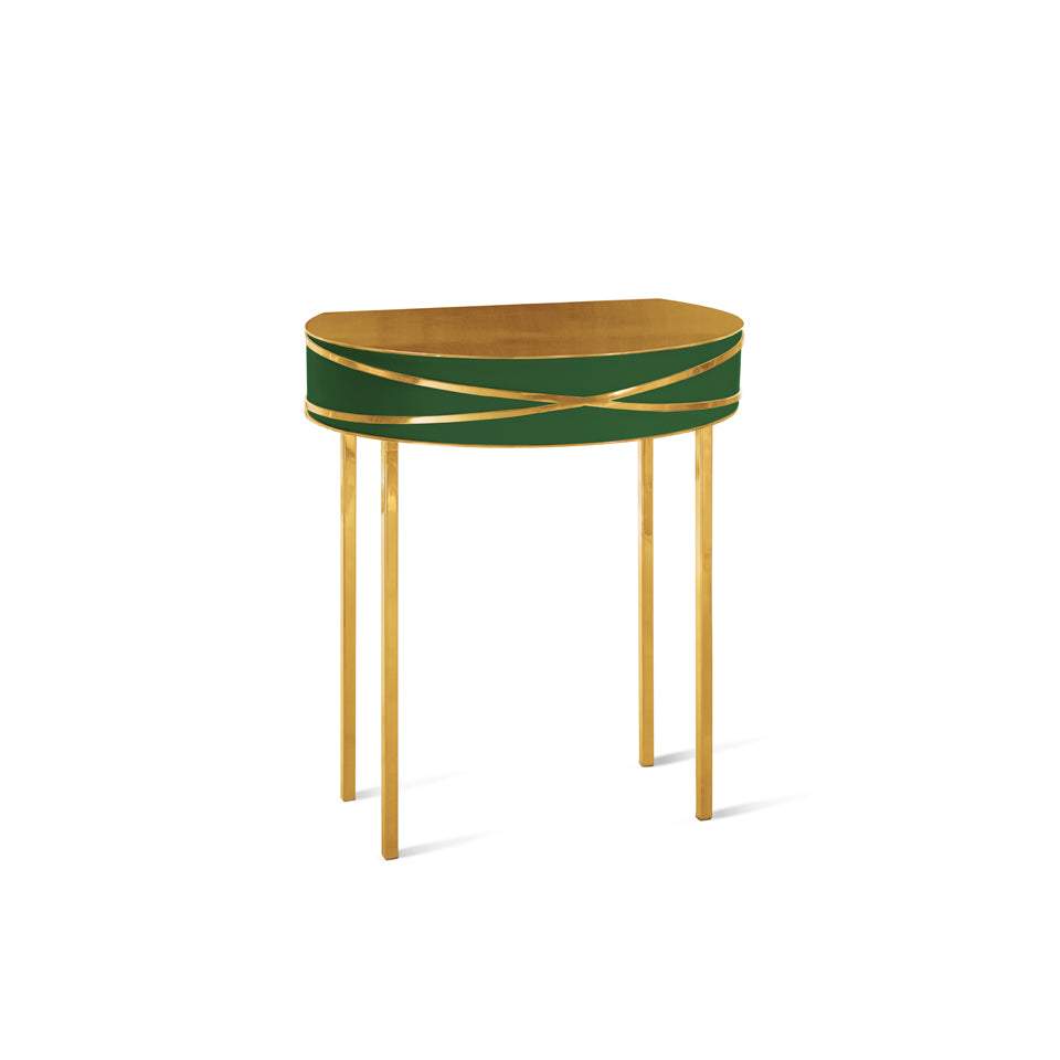 Stella Console Verde Small Oro