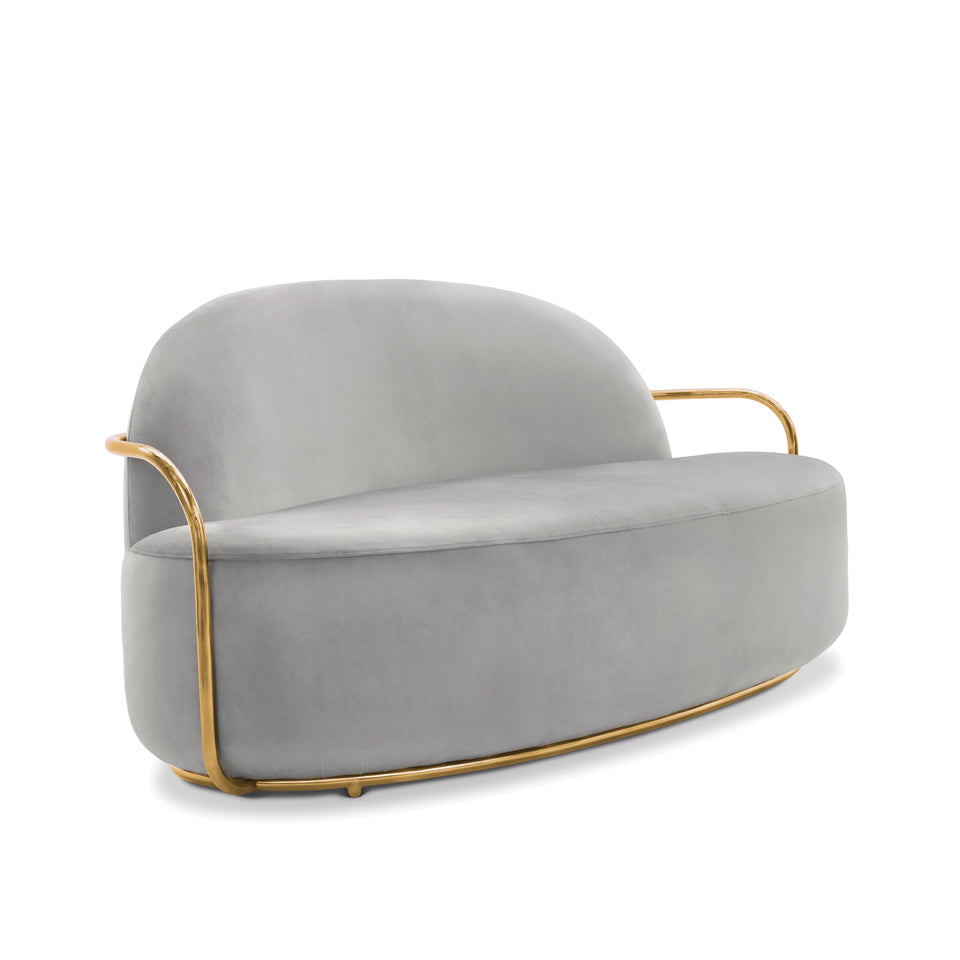 Orion Sofa Blanche Oro