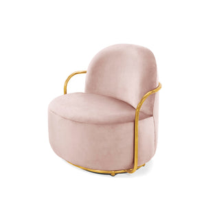 Orion Lounge Chair Blush Rose