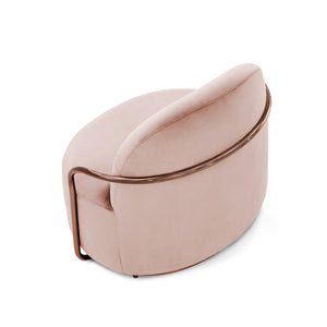 Orion Lounge Chair Blush Rose