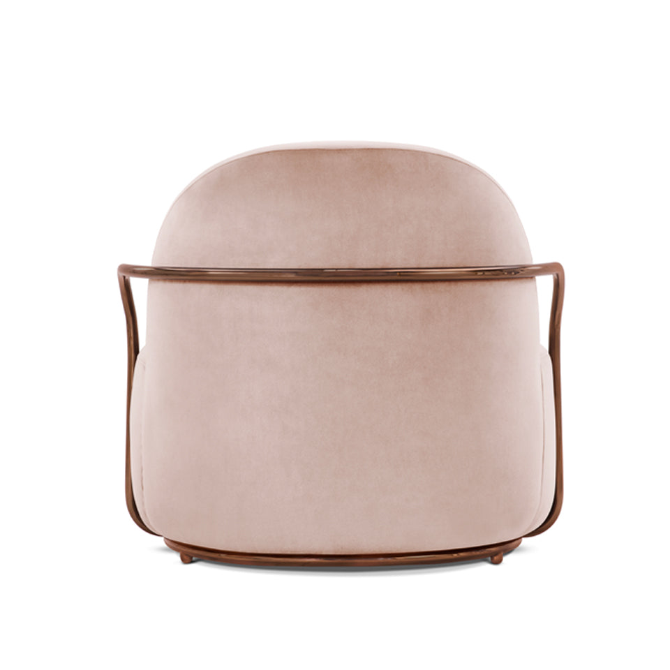 Orion Lounge Chair Blush Oro