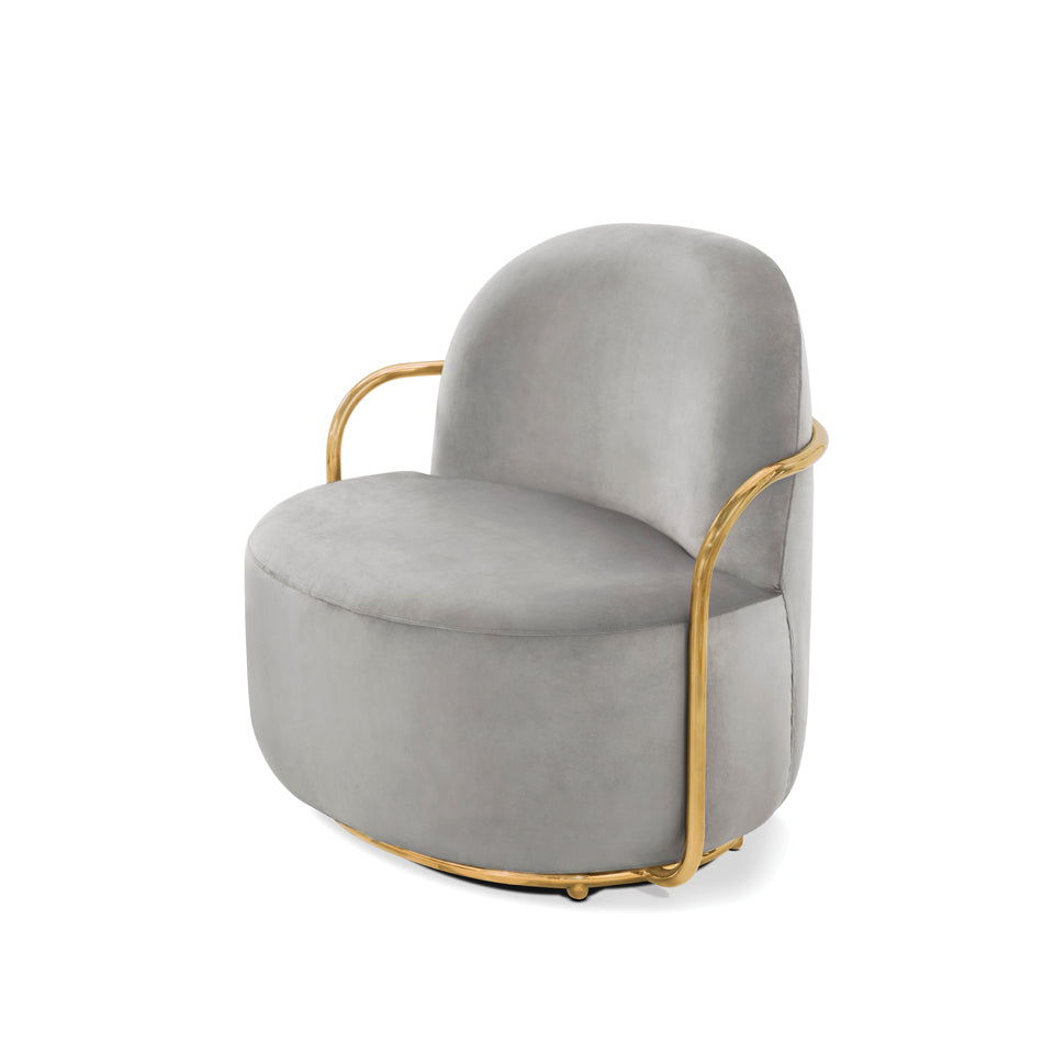 Orion Lounge Chair Blanche Rose