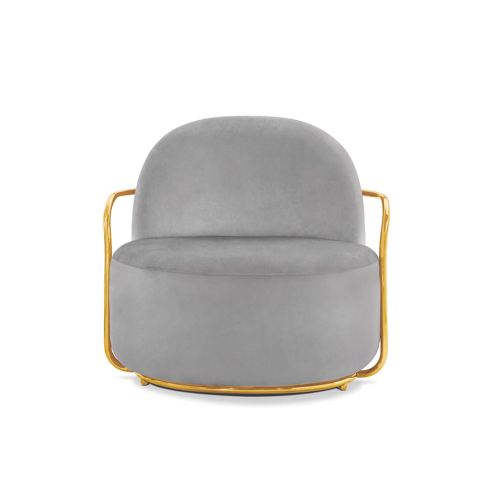 Orion Lounge Chair Blanche Rose