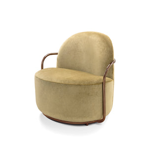 Orion Lounge Chair Gold Rose