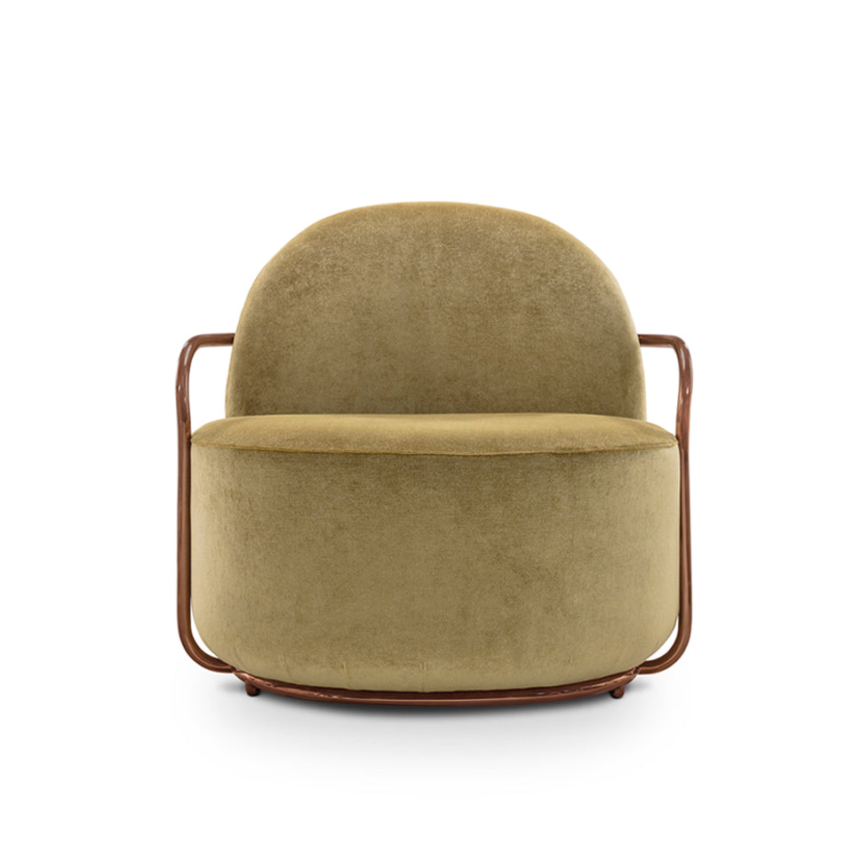 Orion Lounge Chair Gold Oro