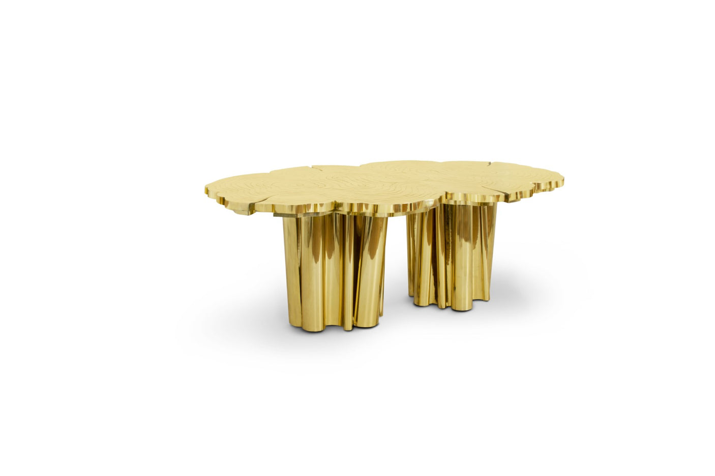 Fortuna Gold Dining Table - 8 Seats