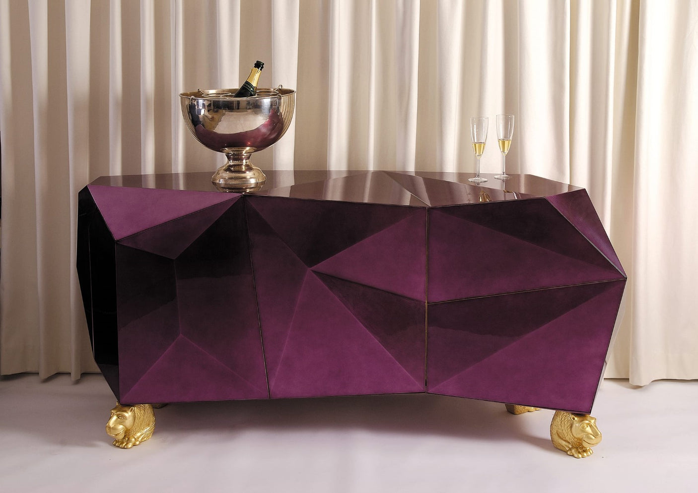 Diamond Amethyst Sideboard