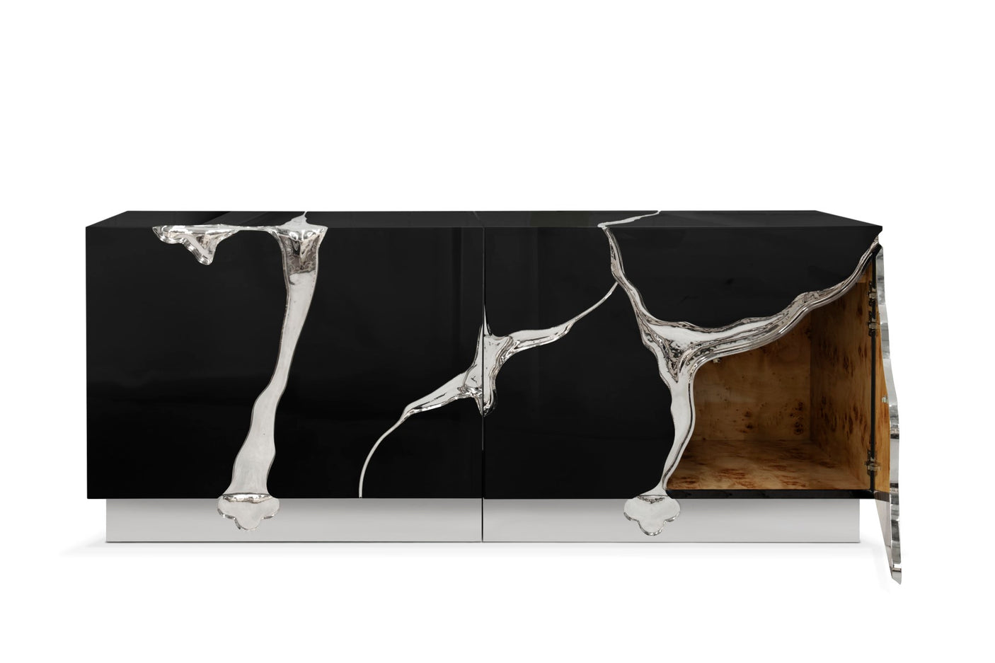 Lapiaz Black Silver Sideboard