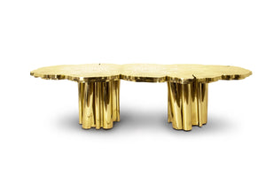 Fortuna Gold Dining Table - 14 Seats