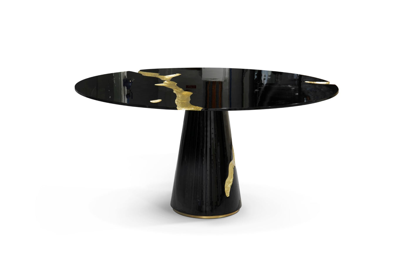 Empire Round Black Dining Table