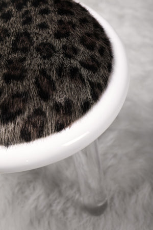 Illusion Leopard Stool