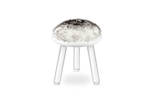 Illusion White Bear Stool