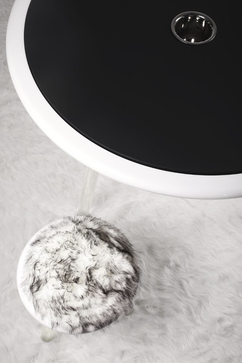 Illusion White Bear Stool