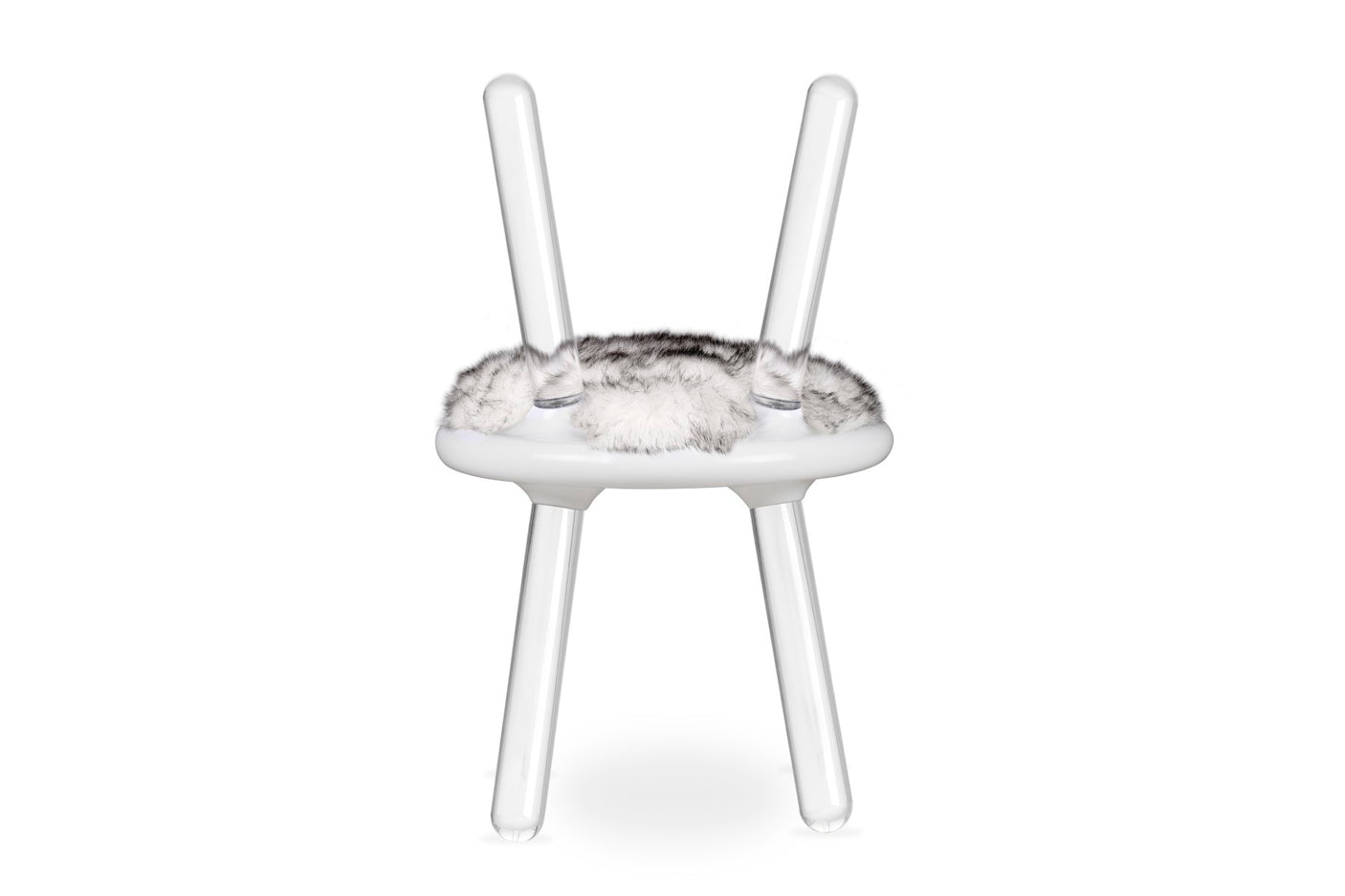 Illusion White Bear Chair