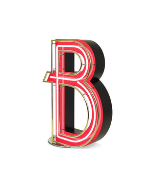 Letter B Graphic Lamps