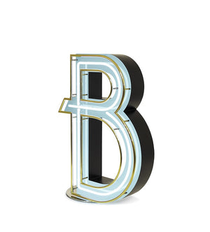 Letter B Graphic Lamps