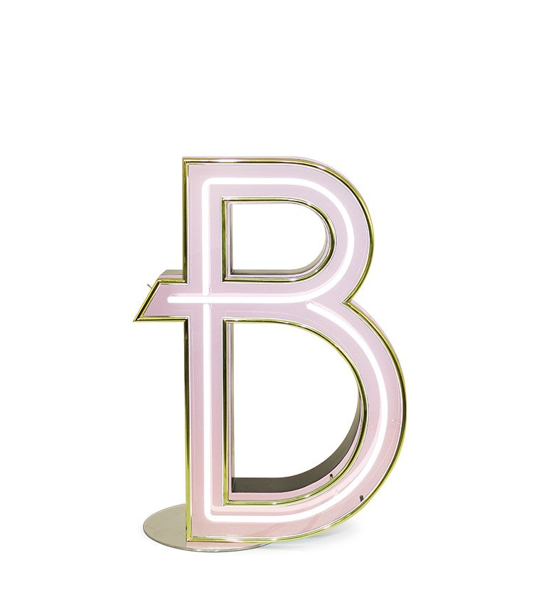 Letter B Graphic Lamps