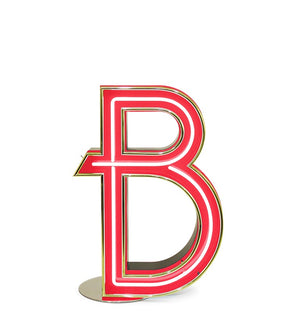 Letter B Graphic Lamps