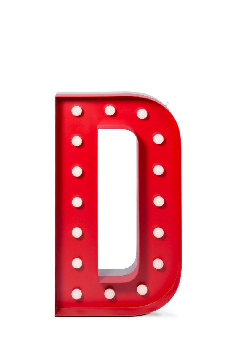 Letter D Graphic Lamps