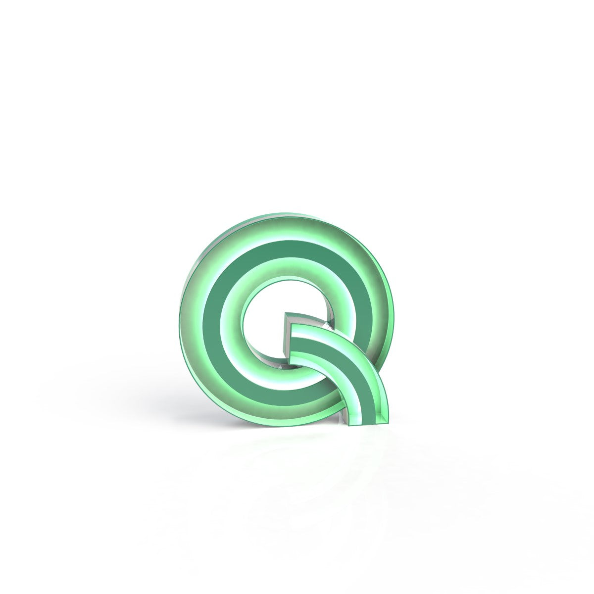 Letter Q Graphic Lamps