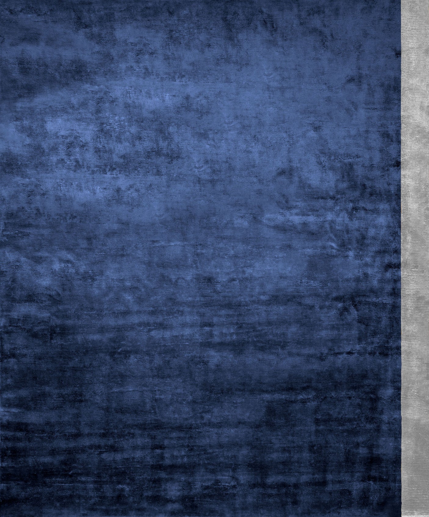 RUG Color Block Deep Blue