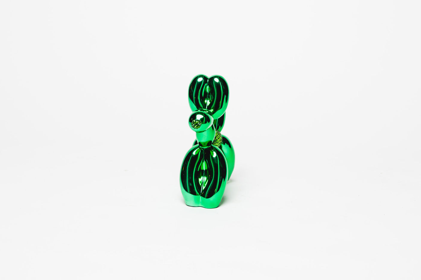 Swarovski and resin Balloon Dog - Green