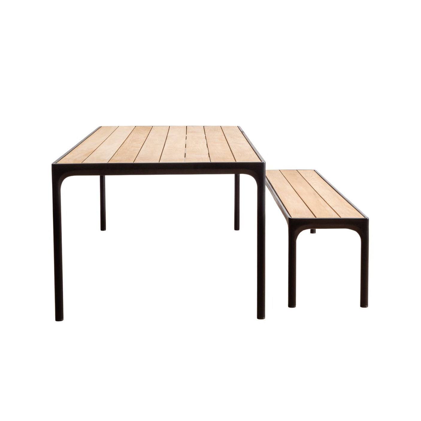 Tyson Dining Table + Tyson Bench - Black