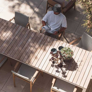 Lido Dining Table + Mila Armchair - White