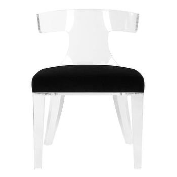 Cambridge Lucite Acrylic T-type Backrest Dining Chair - CUSTOMISE