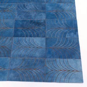 Las Palmas Denim Art Hide Rug