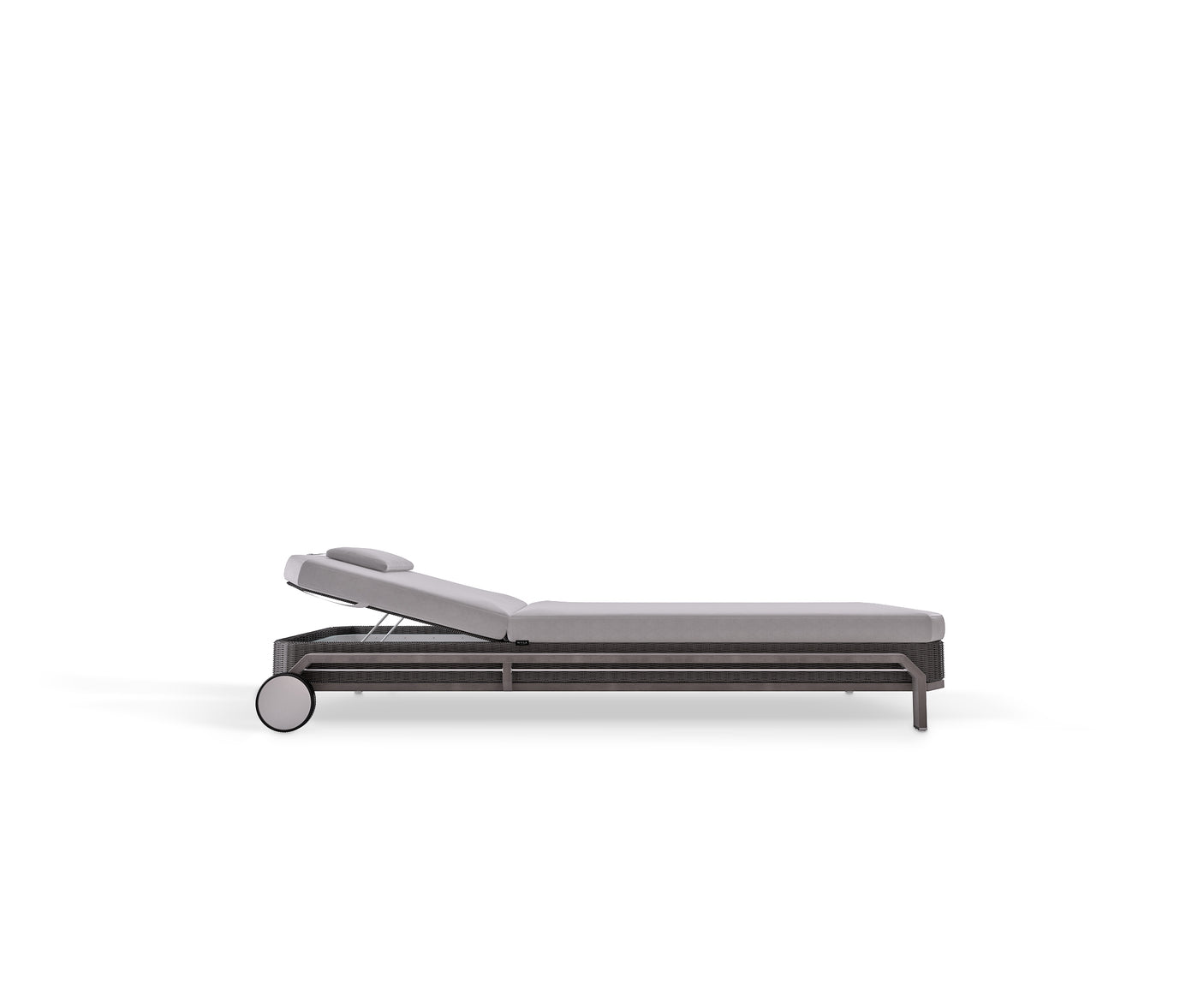 Hampton Grey Sunlounger