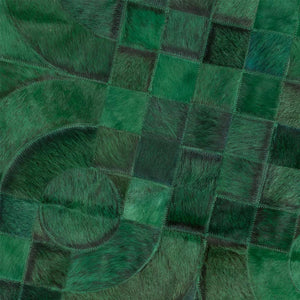 Optico Rug - Forest Green