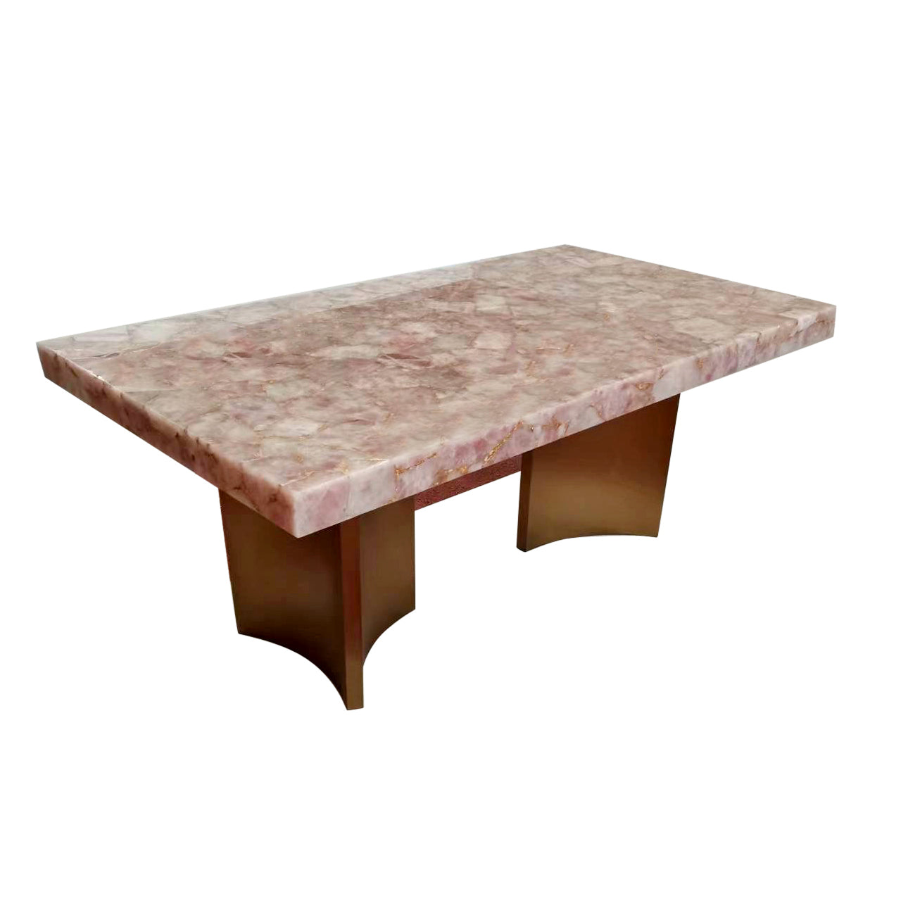 Gladis Semi Precious Stone Dining Table - Customisable