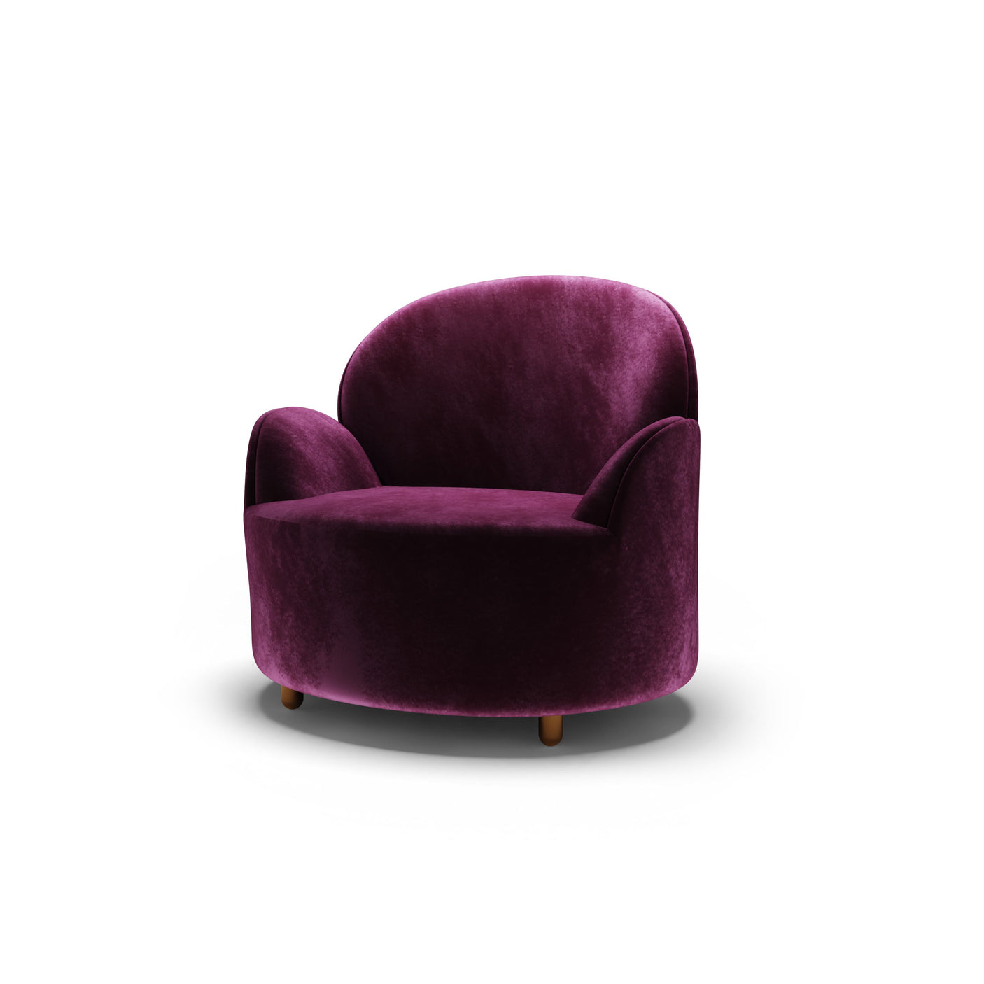 Strings Armchair Plum