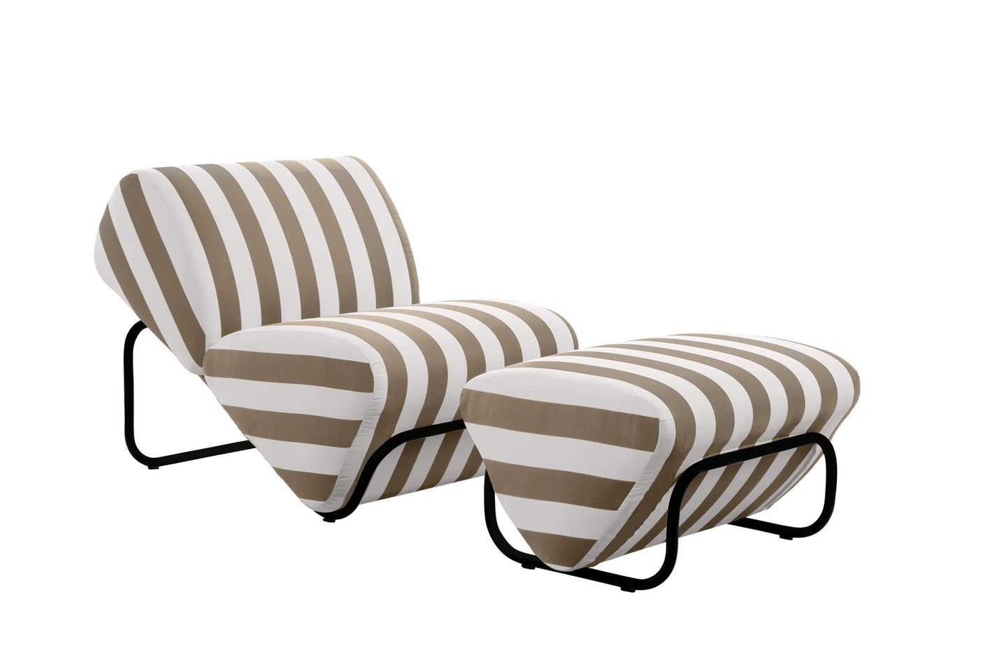 Outdoor Trend Module Lounge & Footstool set