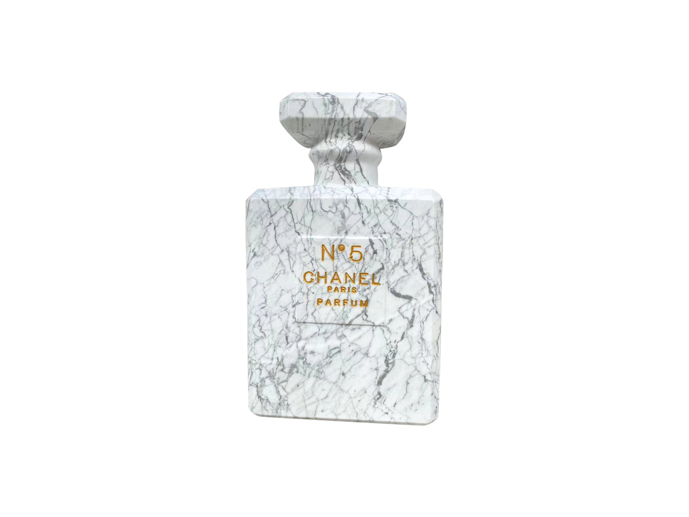 White Marble Chanel No5 Perfume Sculpture