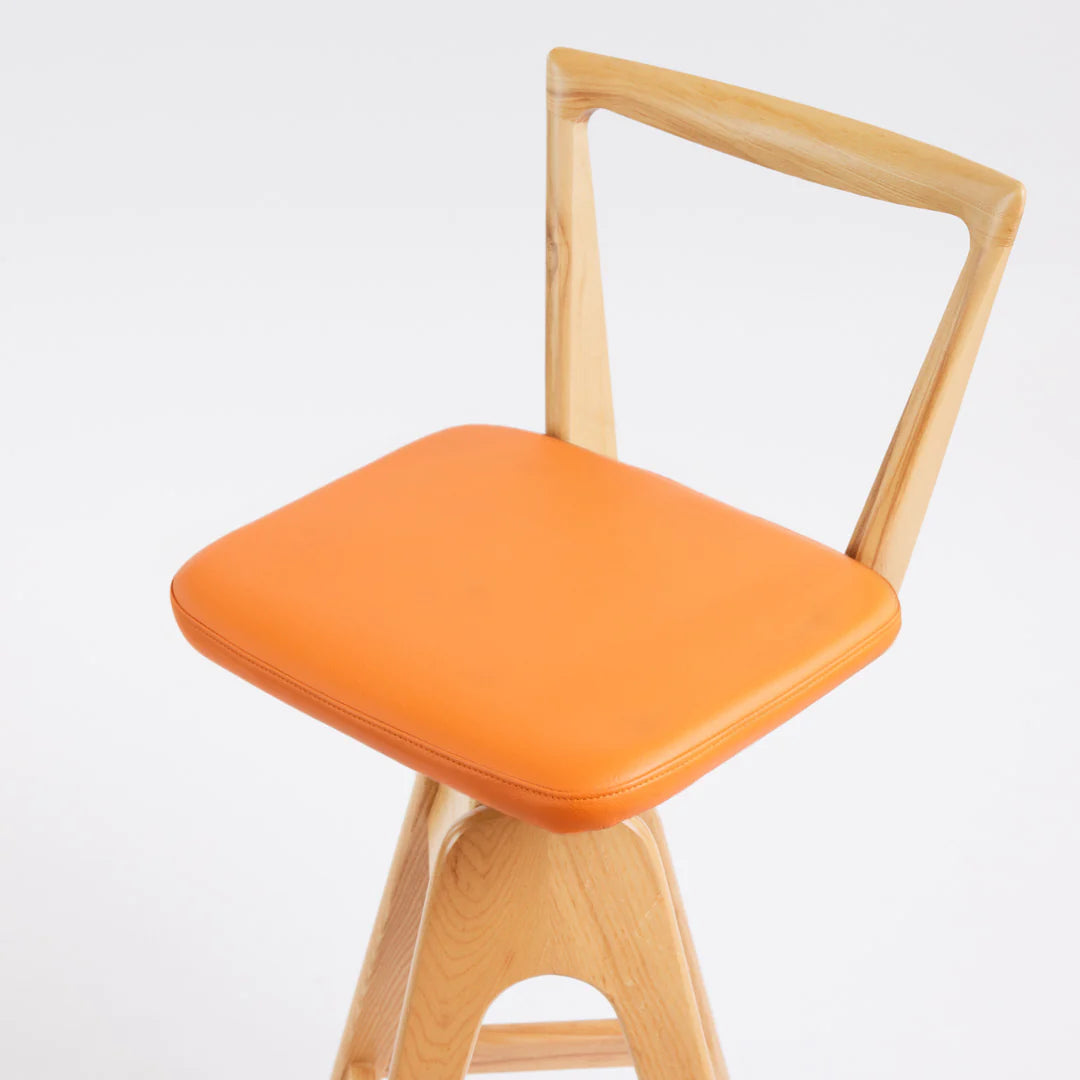 Danish Bar Stool - Clear Ash